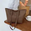 Bolso de Gran Capacidad para el Trabajo, Nueva Clase Casual, Textura de un Hombro, Bolso Tote de Viajero Moderno y Versátil Otoño 2025