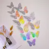 Pegatinas de Mariposa 3D Huecas DIY Decoración para Fiestas en Casa, Dormitorio, Sala de Estar, Pegatinas de Pared de Fondo, Pegatinas Decorativas 3D