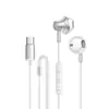 Auriculares con Cable Inteligentes Android V5 Tipo In-Ear Tipo-C Completamente Metálicos Graves Potentes Calidad con Micrófono para Llamadas