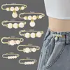 Hebilla de cintura para pantalones, cambio de cintura, pequeño artefacto, pasador de cintura para pantalones, hebilla de broche antiluz fija para pantalones, hebilla de ajuste de falda