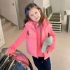 Colete infantil Mo Mo 2022 outono e inverno Novo colete de plumas para meninas pluma de pato branca à prova de frio colete quente peça externa