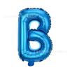 Globos de Papel de Aluminio con Letras Inglesas de 16 Pulgadas, Versión Americana, Caracteres Ingleses Mayúsculos Finos A-Z, Globos Decorativos de Papel de Aluminio al por Mayor