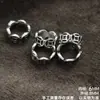 Liga Retro Hueca Moeda de Cobre Espaçador Contas Estilo Chinês Cartão Espaçador Anel DIY Miçangas Pulseira Colar Acessórios de Cristal