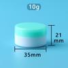 5 10 20 30 50g caixa de creme facial frasco de creme pequena caixa de amostra conveniente caixa de embalagem de cosméticos de viagem