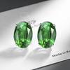 Moda japonesa y coreana temperamento simple Joker aretes de piedras preciosas de circón único color suministro directo de fabricantes de joyería para la oreja