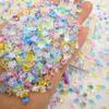 Venta caliente cielo estrellado flash garra de oso joyería para uñas resina hielo transparente garra de gato DIY hecho a mano funda para teléfono material para joyería