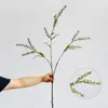 Flores Artificiais de Galhos Longos, Galhos de Frutas Salgadas, Fruto de Arroz, Fruto de Acácias, Decoração Suave, Arranjo de Flores para Casamento, Fotografia, Materiais de Flores para Paisagismo Artístico