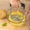 Espremedor de batata aço inoxidável espremedor de batata utensílio de cozinha doméstico manual espremedor de purê de batata doméstico Espremedor de batata doméstico