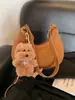 Bolsa Nicho Maillard Feminina 2025 Novo Outono e Inverno Estilo Coreano Fashion Versátil Bolsa de Ombro Estilo Estrangeiro Bolsa Transversal para Trabalho