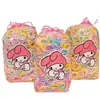 Meninas Vão à Escola com Elásticos de Cabelo, Elásticos Infantis 2025 Elásticos de Cabelo para Bebês, Alta Elasticidade para Meninas, Sem Danos ao Cabelo, Tiaras Coloridas