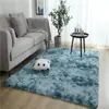 Tapete Simples de Quarto Tapete de Lã de Seda Tapete Completo para Piso de Sala de Estar Tapete Longo para Casa Tapete ao Lado da Cama de Sofá Tapete Degradê