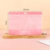 Bolsa para ropa interior esmerilada bolsa de embalaje para ropa interior unisex bolsa con cremallera autosoportante para 3-5 prendas bolsa de plástico