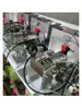 Alimentador de Máquina de Tornear Manual, Uno Entra-Uno Sale, Dos Entran-Uno Sale, Juego Completo de Accesorios Incluyendo Cilindro, Alimentador de Escritorio