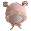 Gorro de Bebé Coreano Qiunan Invierno Nuevo Lindo a Prueba de Viento Cálido Gorro de Punto para Bebé Gorro de Lana