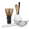 Set de Utensilios de Té de Bambú Morado: Batidor de Té, Set de Matcha, Cepillo para Revolver, Set de Batidor de 100 Púas, Empaque de Caja de Regalo para Batidor de Té, Logo Personalizable