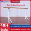 Barra de Dança de Chão, Barra Elevável Fixada no Chão, Barra de Prática de Fibra de Vidro, Barra de Pressão de Pernas para Treino de Dança