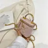 Bolsa feminina de alta qualidade, requintada, nicho, bolsas femininas, verão 2023, nova mini bolsa com corrente de diamantes