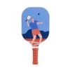 Raqueta de pickleball profesional de fibra de vidrio y fibra de carbono Peak, raqueta para principiantes de nivel básico