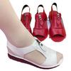 Sandalias planas de verano de gran tamaño para mujer, cómodas, de comercio exterior transfronterizo, 2024, para madres de mediana edad, con suela blanda y antideslizante