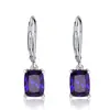 Amazon Ebay Novos Brincos de Gota Topázio Azul Imitação para Mulheres Brincos Simples de Zircônia Joias Europeias e Americanas Atacado