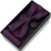 En stock Corbata de Moño Rayada Caja de Regalo para Hombre Empaque Novio MC Anfitrión Vestido de Moño Accesorios de Boda