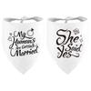 Amazon AliExpress venta caliente mascota DIY toalla triangular toalla babero perro boda toalla triangular babero mascota