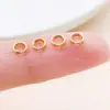 Anillos Abiertos de Hierro de Seis Colores Gruesos de 0.7/1 mm Anillos de Conexión para Llaveros de Pulsera y Collar DIY Materiales para Accesorios de Joyería