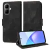 Funda de Cuero para Teléfono Móvil con Ranura para Tarjeta, Estilo Repujado Cielo Estrellado con Patrón de Diamante, Adecuada para Infinix Smart10 Tecno Pop10