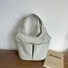 Bolso Casual Sencillo de Color Sólido para Mujer Verano 2026 Versátil Multibolsillos Gran Capacidad Bolso Cubo para Viajes