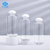 300ml enjuague bucal embotellado mascota transparente cilíndrico hombro inclinado botella de plástico materiales de empaque desmaquillante tónico