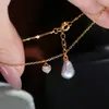 Accesorios DIY Plata de Ley S925 Pulsera de Perlas Corazón Vibrante Colgante Montura Vacía Colgante de Collar Elegante Montura de Plata Producto Semi-terminado