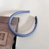 Goma de pelo a rayas estilo universitario coreano, Diadema a cuadros, Goma para el pelo, Goma para moño, Accesorio elástico para el pelo, Diadema para el Día del Niño