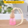 Atacado do Fabricante Criativo Novo Frasco de Perfume para Carro Pingente de Carro Frasco de Vidro Cordão Frasco de Aromaterapia Suprimento Pronto