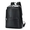 Mochila de Cuero Crazy Horse Más Vendida de Amazon para Hombre Gran Capacidad Cuero Genuino Mochila de Viaje de Negocios Bolsa Escolar para Computadora de 14 Pulgadas