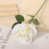 Rosa de simulación, una sola tela de seda, codo, rosa, ramo falso, decoración, rosa multicolor, decoración de boda, flor de simulación