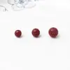 Cuentas con Patrón de Cinabrio, Cuentas Redondas, Cuentas Sueltas, Cuentas Separadoras, Mineral Crudo al por Mayor, Cuentas con Patrón de Arena Púrpura y Oro de Alto Contenido, Cuentas Redondas con Cuentas