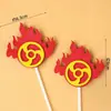 Meu Destino Está em Minhas Mãos, Não nas Mãos do Céu, Decorações de Bolo Desenho Animado Nezha e Ao Bing Toppers, o Terceiro Príncipe Demônio, e Inserções da Fita de Suspender o Céu Mista