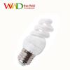 Atacado super brilhante mini espiral completa pura três cores primárias lâmpada de economia de energia espiral hotel decoração casa tubo lâmpada
