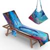 Suministro Transfronterizo Amazon Wish Cubierta de Microfibra para Silla de Playa Silla Lounge Moda Toalla de Playa Bolsa Serie Delfín