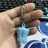 Llavero con clip portátil para tapa de bálsamo labial GLOSSGRL Tapa para llavero de brillo de labios