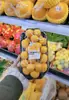 Etiqueta de fruta publicidad Etiqueta de fruta Naranja pegatina adhesiva tienda de frutas afilada caja de embalaje etiquetado piña