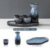 Estilo Harajuku Cerâmica Queimada Céu Estrelado Conjunto para Sake Vinho Dispensador Doméstico de Bebidas Alcoólicas Copo de Soju Enfeites Presente Porcelana