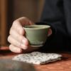 Varias tazas de té de celadón de horno Huan Yue, taza de maestro, taza de reunión, taza de degustación de té de cerámica vintage china, juego de té de kung fu individual