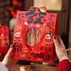 2026 Caja de Empaque para Hornear de Año Nuevo Caja para Galletas Copo de Nieve Año del Caballo Bolsa de Compras Dulces Snacks Caramelo Caja de Regalo