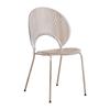 Silla nórdica Shell de acrílico para el hogar, para hotel, cafetería, comedor, taburete de diseño con respaldo, silla de ocio