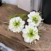 Flores Artificiais com Múltiplas Cabeças, Clemátide, e Flores Artificiais para Decoração de Sala de Estar em Casa, Jardim Monet, Arranjos Florais de Casamento