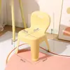Taburete con Respaldo para Niños Silla de Jardín de Infancia Silla de Escritorio de Plástico Regalo para el Hogar Silla Infantil Taburete Engrosado para Niños Pequeños