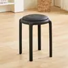 Banqueta de Plástico Doméstica Espessada Empilhável Banqueta Macia Moderna Simples Sala de Estar Mesa de Jantar Banco Alto Cadeira Reserva