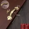 Manija de Puerta Ruyi Herrajes Pequeños Accesorios Gabinete Antiguo Puerta Cajón Retro Manija de Cobre Puro Todo Cobre Macizo Manija China