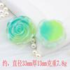 Luminous Blooming Rose fazendo faça você mesmo capa de telefone celular resina acessórios creme cola caixa de armazenamento decoração material pacote
